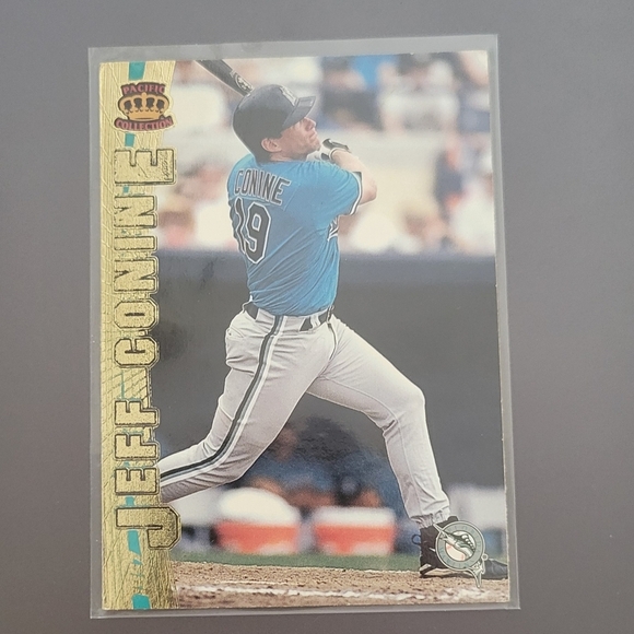 1997 Pacific Crown Collection Jeff Conine #300 Florida Marlins MLB Baseball Card - Picture 3 of 3